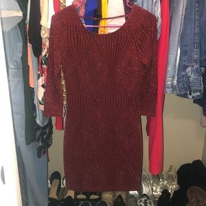 Red sparkly dress for special night out